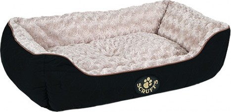 foto Pelíšek pro psa Scruffs Wilton Box Bed M 60 x 50 cm černý