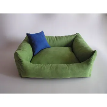 Pelíšek pro psa DELUXE Pelíšek pro psa - zelená / zelená / tmavě modrá