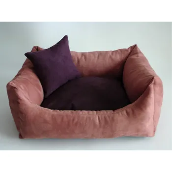 Pelíšek pro psa DELUXE Pelíšek pro psa - losos / švestka / švestka