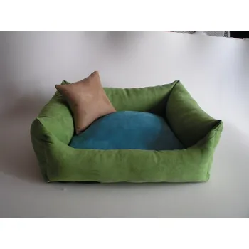 Pelíšek pro psa DELUXE Pelíšek pro psa - zelená / tyrkysová / cappuccino