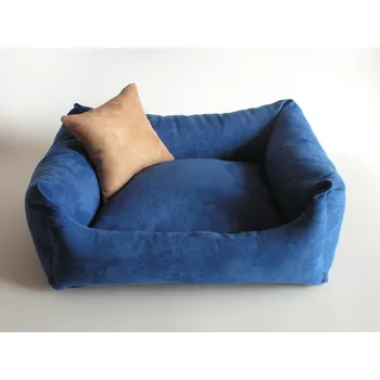 Pelíšek pro psa DELUXE Pelíšek pro psa - tmavě modrá / tmavě modrá / cappuccino