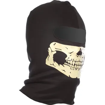 Kukla Kukla Ghost, jeden otvor, fluoresenční faceskull, černá, ACM