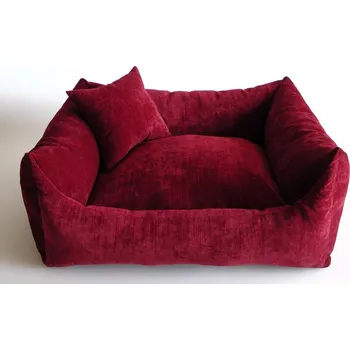 Pelíšek pro psa DELUXE Pelíšek pro psa - bordo - jemný manšestr / bordo - jemný manšestr / bordo - jemný manšestr