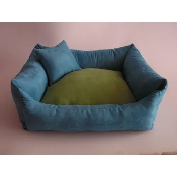 Pelíšek pro psa DELUXE Pelíšek pro psa - tyrkysová / zelená / tyrkysová