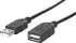 Datový kabel Kabel USB Gembird A-A 1,8m 2.0 HQ Black
