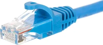 Síťový kabel Netrack patch kabel cat.5e RJ45 7.5m modrý