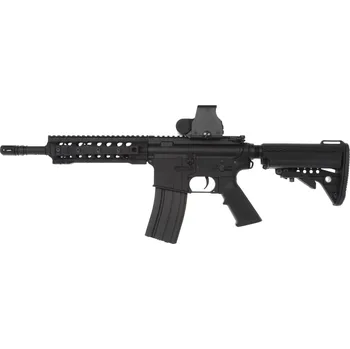 Airsoftová zbraň M4 URX3 CQB, kolimátor, Black, Cyma, CM.002-A