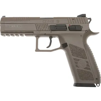 Airsoftová zbraň CZ P-09, GBB, polymer, FDE, ASG
