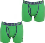 Lonsdale 2 Pack Trunk Mens zelená
