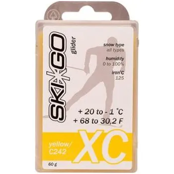 Lyžařský vosk SKIGO XC Glider yellow C242 60 g