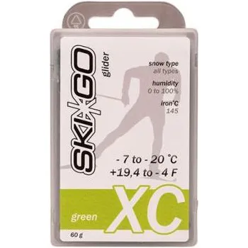 Lyžařský vosk SKIGO XC Glider green 60 g