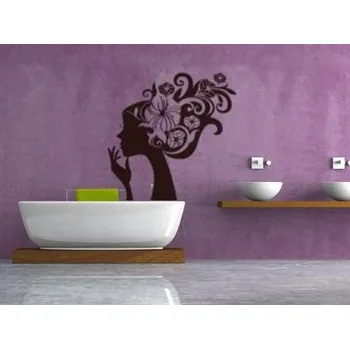 Samolepící dekorace Samolepka na zeď Dívka (dekorace na zeď)