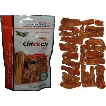 Pamlsek pro psa Wanpy Dog Chicken Jerky Cut 100 g 