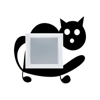 Samolepící dekorace Samolepka pod vypínač Kočka 2