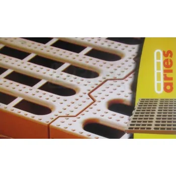 Chov hospodářského zvířete Podlahový rošt ARIES 60x90cm, drážka, polypropylen