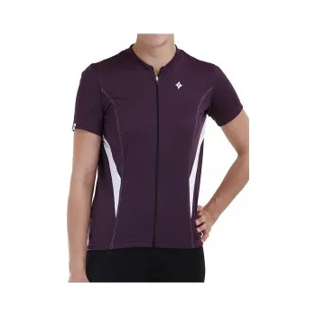 cyklistický dres Dres Specialized Solid dámský krátký rukáv Plum M 2013