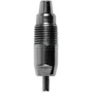 Nipl nerez pro králíky, jednoduchý s plastovým kloboučkem, bez pružiny a těsnění, 3 dílný