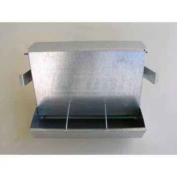 Zásobník na granule a zrno - obsluha zvenčí 2,5 l – pozinkovaný plech