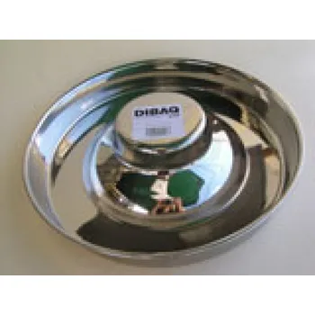 Nerezová miska s vyvýšeným středem pro štěňata 29 cm