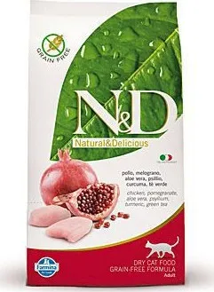 Krmivo pro kočku N&D Grain Free Cat Adult Chicken/Pomegranate