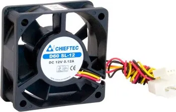 PC ventilátor CHIEFTEC větrák AF-0625S, 60x60x25 mm Sleeve Fan, with 3/4pin connector