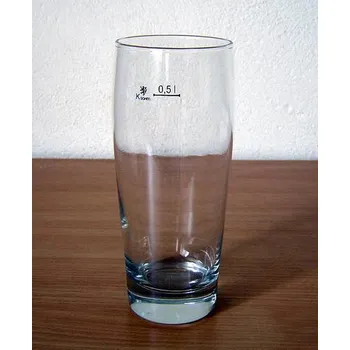 Sklenice Sklenice na pivo klasik 0,5 l cejch Půllitr půlitr klasik