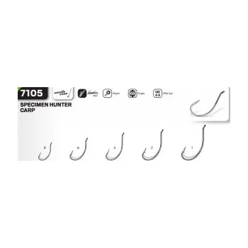 Rybářský háček Háčky VMC 7105 BN 10ks vel.č.1