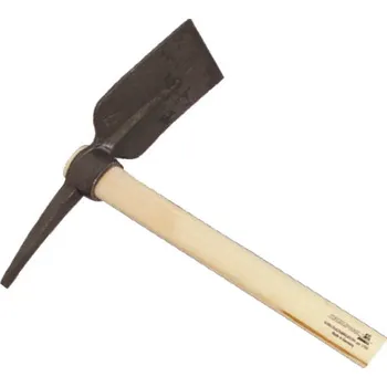 Motyka Lesnická motyka Krumpholz, 1kg (1702) (Ručně kovaná motyka s jasanovou násadou 110 cm, zalesňovací motyka rovná se špicí, rozměry 165x155mm)