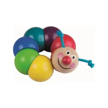 Dřevěná hračka Detoa Housenka Tea