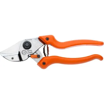 Nůžky na větve Jednobřité zahradní nůžky, zkrácená čepel, Original Löwe 7104 (Moderní zahradní nůžky se zkrácenou čepelí pro účinnější stříhání, síla se přenáší přímo na místo střihu, hladký řez, vhodné pro tvrdé dřevo)