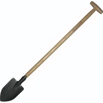 Rýč Rýč Krumpholz Junior, špičatý, 700g (1472) (Ručně kovaný zahradnický rýč s jasanovou násadou 75 cm, lehký rýč určený pro skutečnou práci)