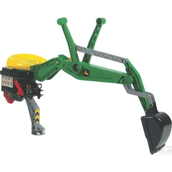 Hračka Bagr John Deere (R40935) (Bagr je připojitelný na všechny šlapadla Rolly Toys. Díky své propracovanosti nabízí funkčnost jako skutečný podkop pro skutečné traktory.)