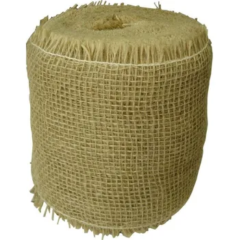 Jutová tkanina na bandáž kmenů stromů, 15cm x 25m (IT-2418015) (Ochranná tkanina proti okusu zvěří, mrazu a jarnímu slunci. 100% přírodní materiál, není nutno odstraňovat. Šířka pásu cca 15cm, délka 25m.)