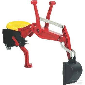 Dětské šlapadlo Bagr Rear Excavator (R40932) (Bagr je připojitelný na všechny šlapadla Rolly Toys. Díky své propracovanosti nabízí funkčnost jako skutečný podkop pro skutečné traktory.)