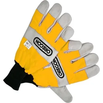 Pracovní rukavice Protipořezové rukavice Oregon (295399) (Kvalitní rukavice s protipořezovou ochranou obou rukou, broušená hladká kůže, velmi dobrá citlivost v ruce)