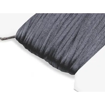 Saténová šňůra 2mm, černá, metráž