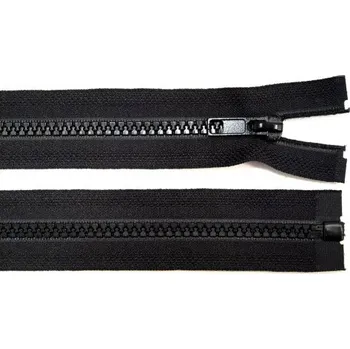 Zip Zip kostěný, dělitelný, 5mm, 40cm délka, černý