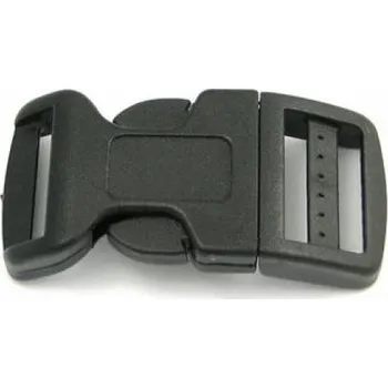 Plastový trojzubec 20mm zahnutý, černý