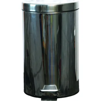 Odpadkový koš Koš chromový nášlapný 3L