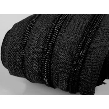 Zip Zip spirálový, nekonečný pás 8mm, černý, metráž