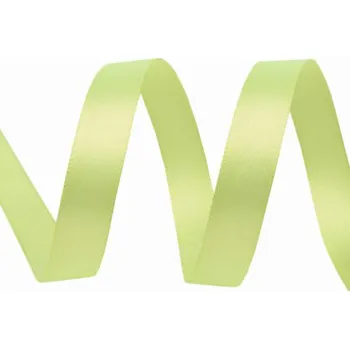 Stuha Atlasová stuha šíře 15mm, světle zelená