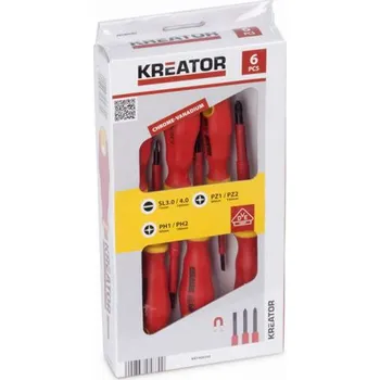 Šroubovák Sada elektrikářských šroubováků 6ks VDE KRT400202 KREATOR