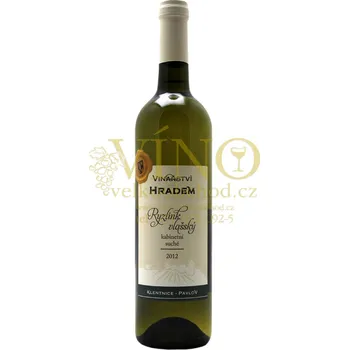 Ryzlink vlašský 2012, kabinetní, suché víno 0.75 l, Vinařství pod Hradem