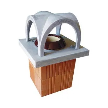 Komín Ciko, komínová hlavice Historická, beton, 420x420mm