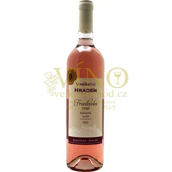 Frankovka rosé 2012, kabinetní, suché víno 0.75 l, Vinařství pod Hradem