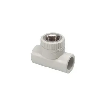 Vodovodní potrubí PPR T-KUS s kovovým závitem vnitřním 20x1/2"x20