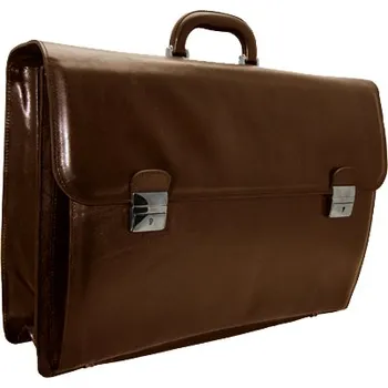 Pánská aktovka Taška pro notebook - PROMINENT - barva hnědá