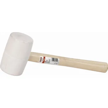 Palice KRT904004 Gumová palice bílá 450g - Dřevěná násada