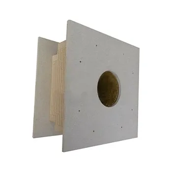 Komín Ciko, izolovaný prostup spalnou příčkou GKK š. 150-250mm