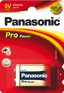 Panasonic 9V baterie E-block 6LR61PPG